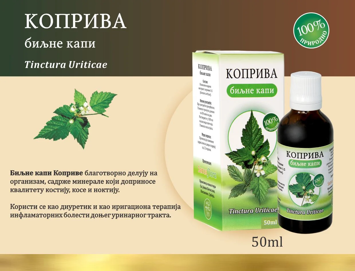 Коприва биљне капи